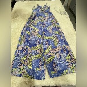 Floral Print Jumpsuit